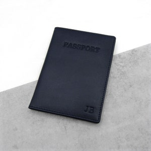 Glasgow Passport Case - British Tan Florentine Leather