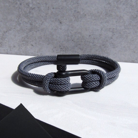 Personalised mens rope bracelets discount
