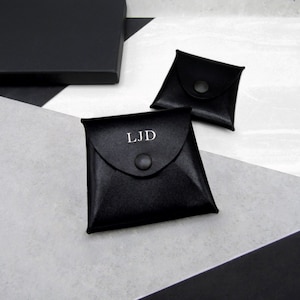 Borsa da viaggio in pelle personalizzata fatta a mano - Portapillole - Portamonete - Portagioie - Regalo da viaggio - Regalo di anniversario - Regalo di Natale