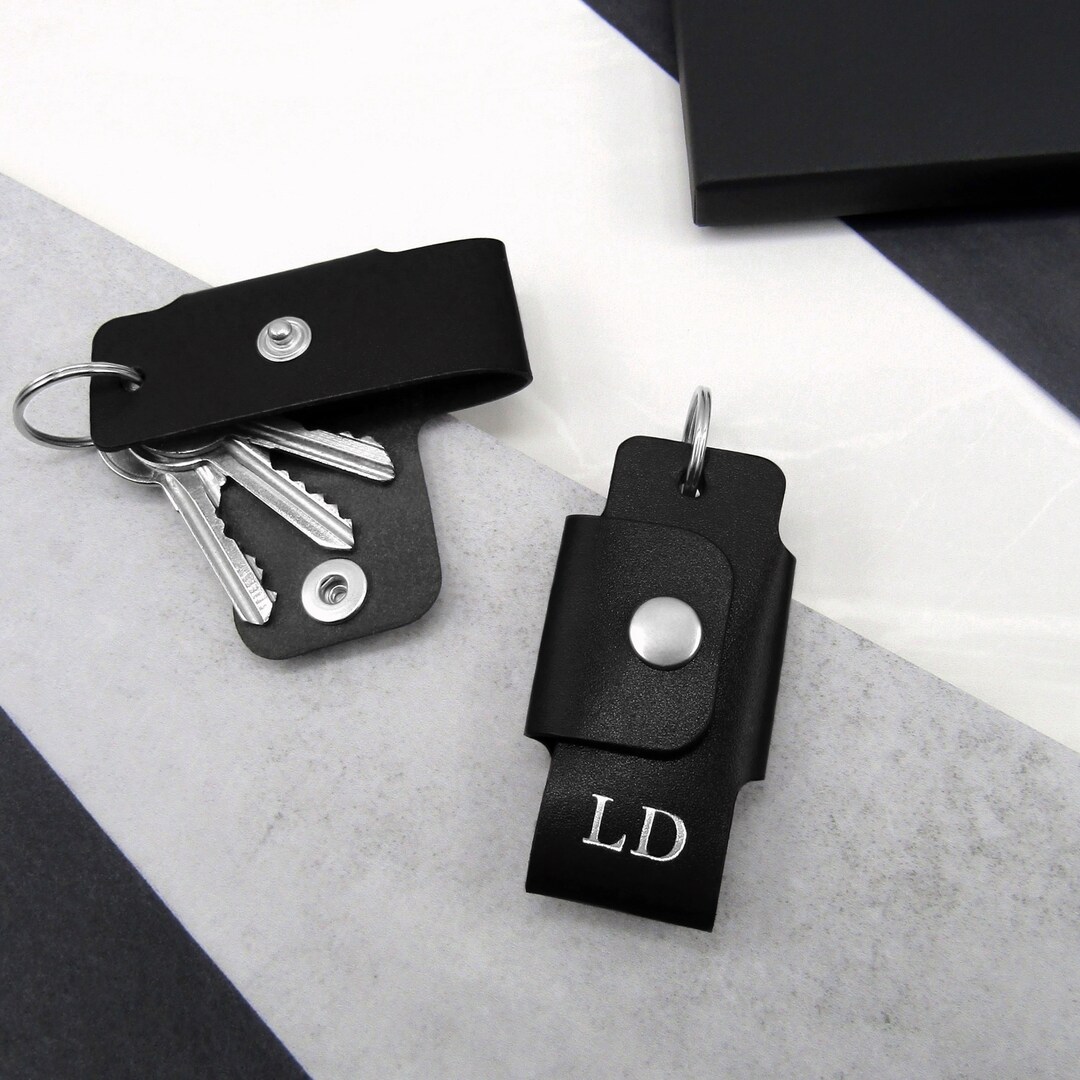 Handmade Personalised Leather Key Case - Gifts for Him - Personalized ...