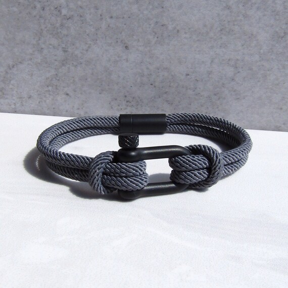 Mens rope 2024 bracelet personalised