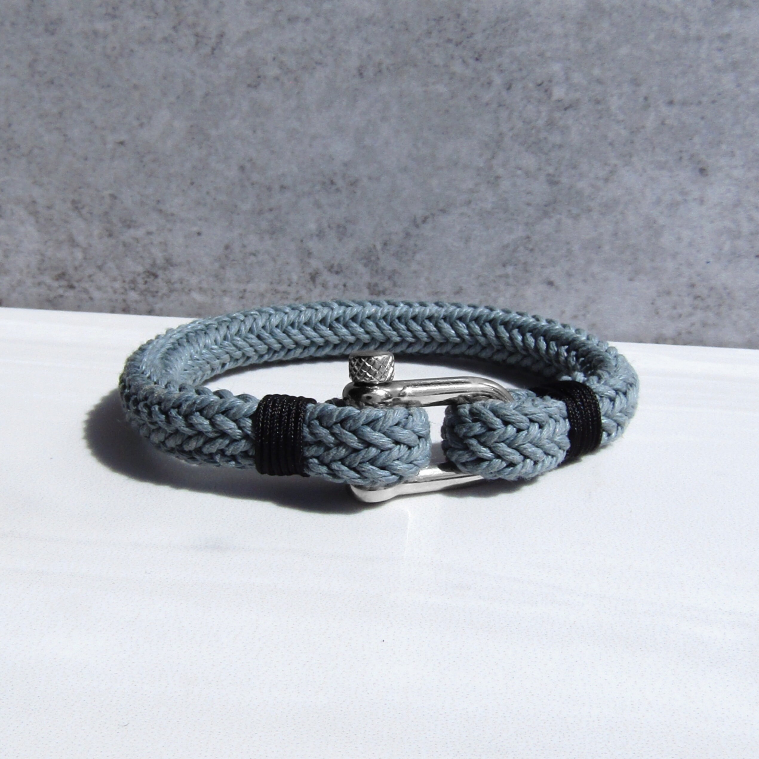 Men's Thick Nautical Rope Bracelet With Bolt Clasp Mens Etsy