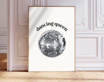 Dancing Queen Disco Wall Art | Digital Print by In Bloom Company