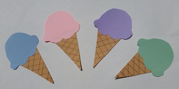 10 For 10 00 Ice Cream Cone Door Decorations Etsy