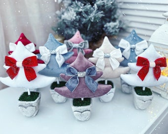 Plush Fabric Christmas Tree: Scandinavian Festive Decor