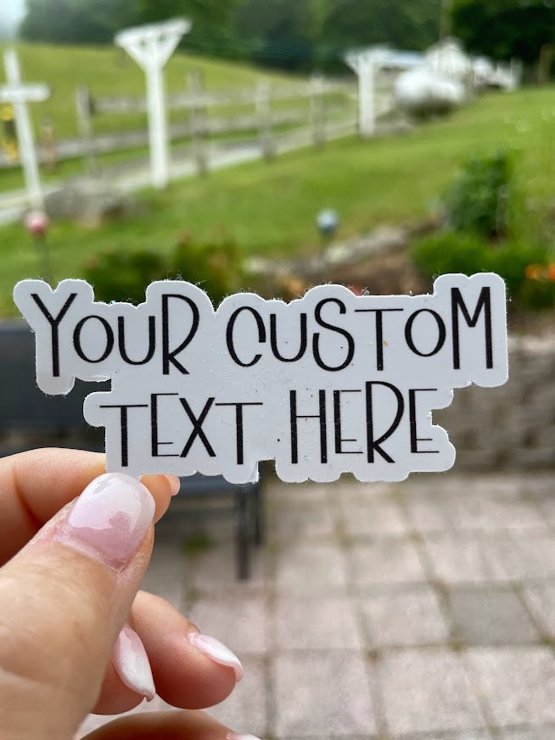 Custom Text Stickers, Custom Sticker, Sticker, Create Your Own Sticker