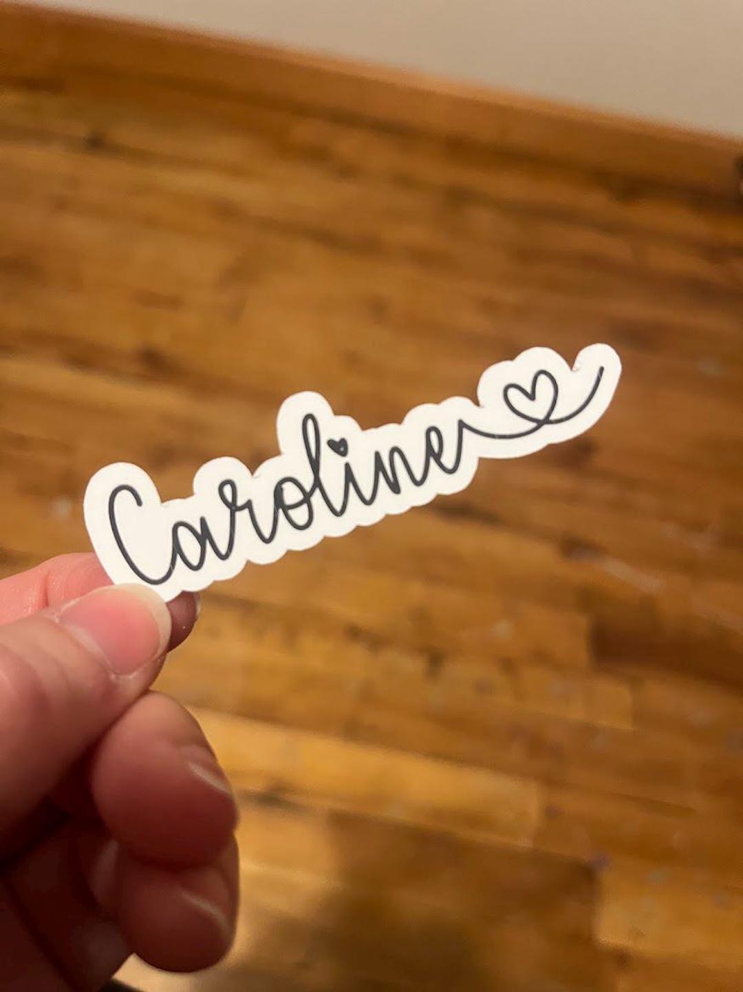 Custom Cursive Name Stickers, Personalizable Cute Name Stickers ...