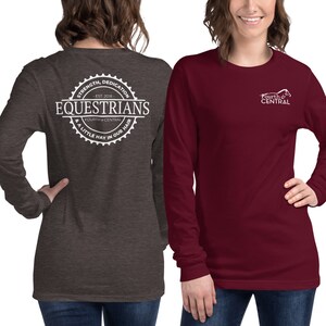 Equestrians | Long Sleeve Tee | Horses | Equestrians | OTTB | Tee Shirt