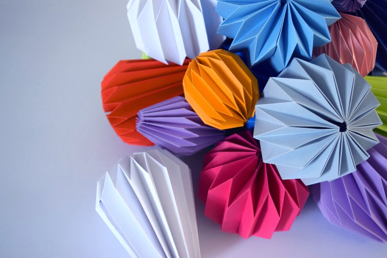 Origami Decoration 01 Etsy