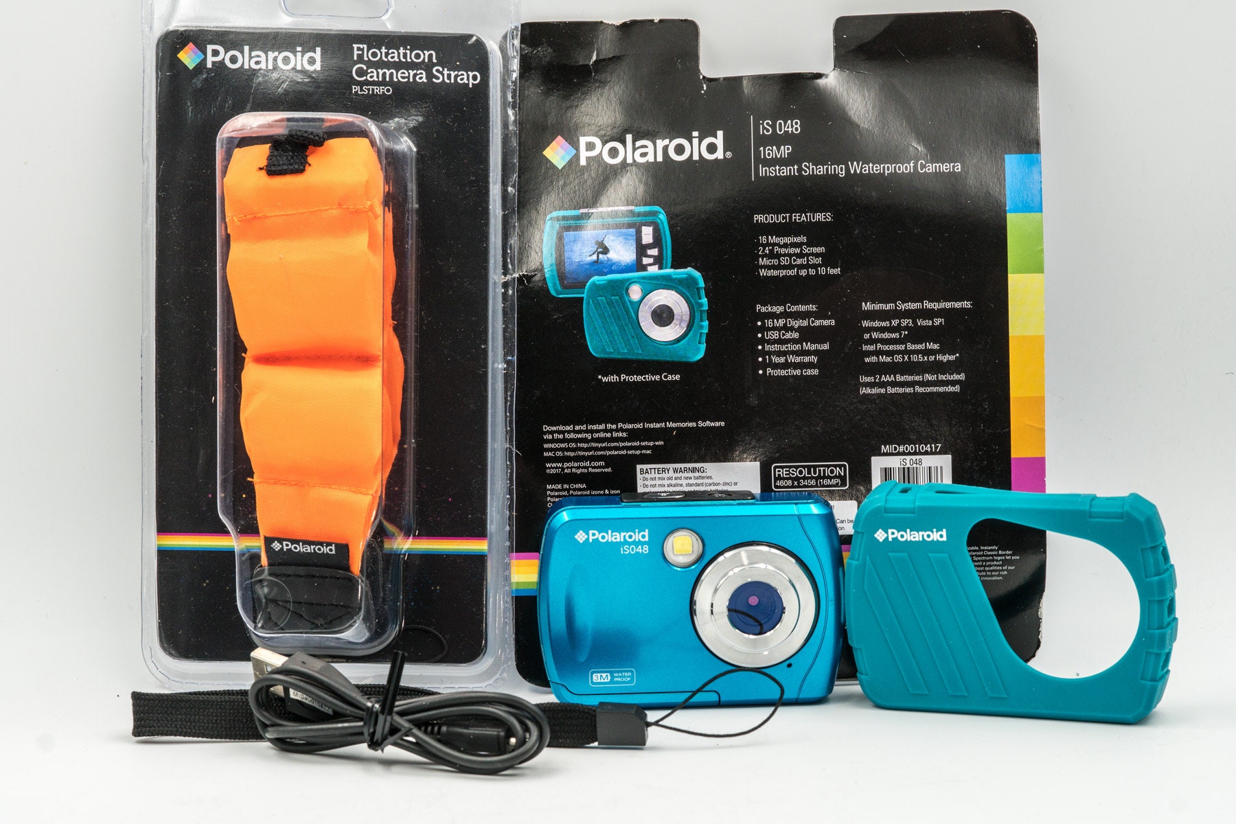 Polaroid 16.0 Megapixel Waterproof Instant Sharing Digital Camera