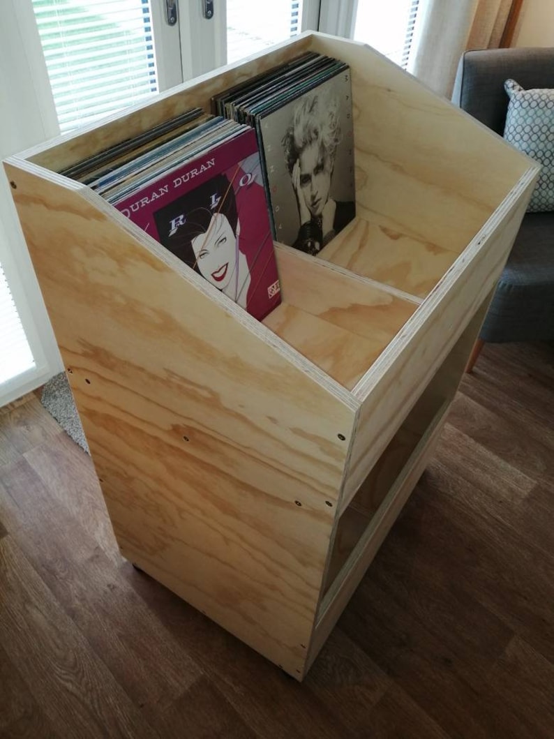 LP Vinyl Record Storage Browser Flip Bin Etsy