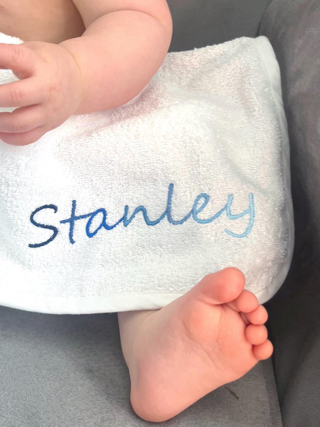personalised-baby-towel-with-embroidered-name-ombr-gradient-design
