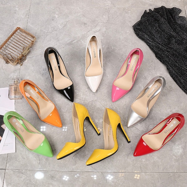 7 Colors High-heels Pointed Stiletto Shoe