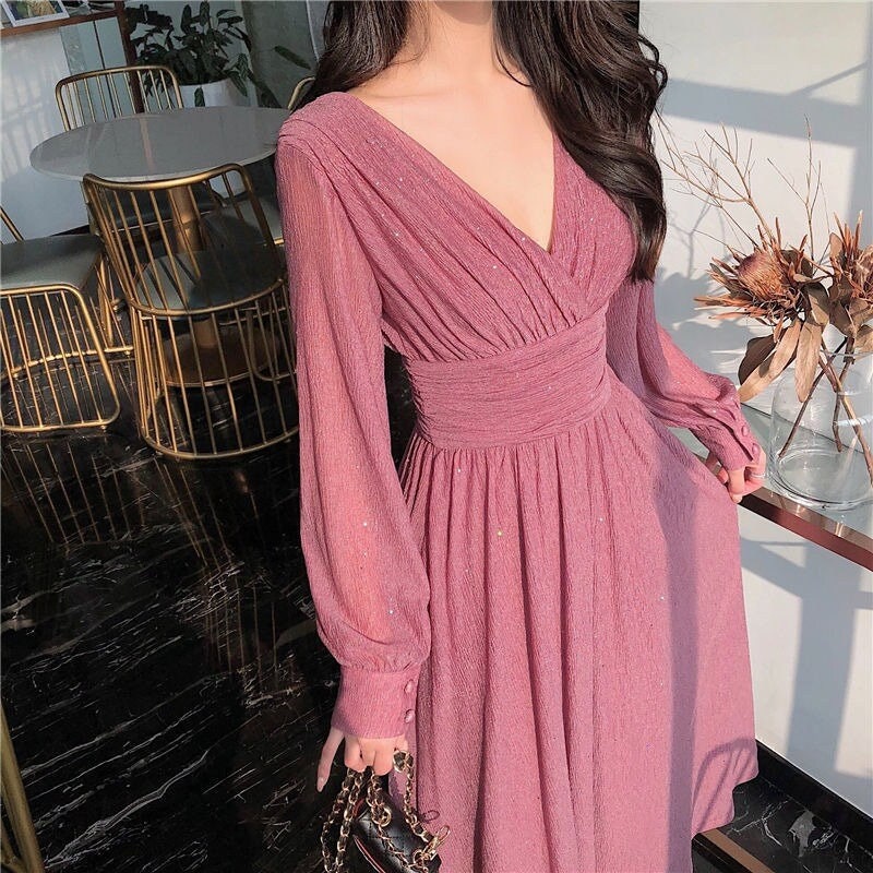 Long Sleeve Formal Dress - Etsy