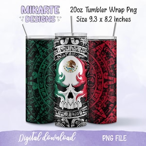 Gobelet mexicain 0 oz d'emballage, design latin, design par sublimation, fichier numérique PNG, gobelet mexicain, téléchargement immédiat