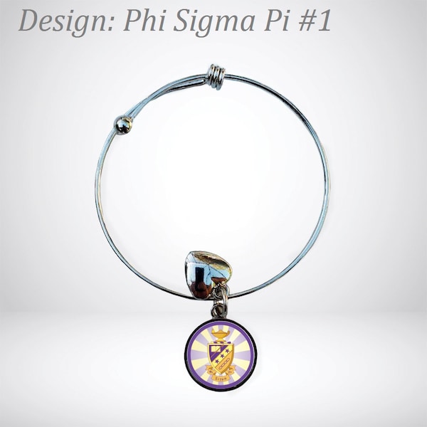 Phi Sigma Pi Round Adjustable Bracelet