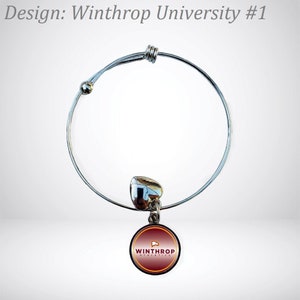 Pulsera ajustable redonda de la Universidad Winthrop