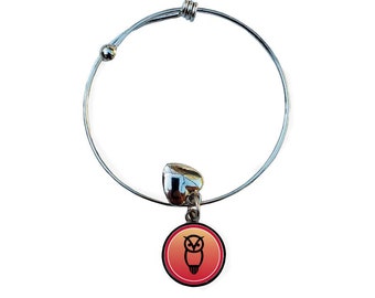 Chi Omega Round Adjustable Bracelet