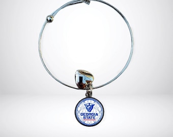 Georgia State University Round Adjustable Bracelet