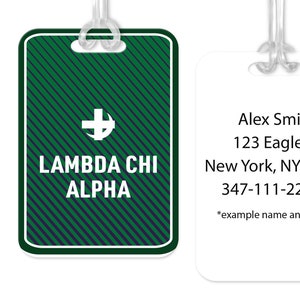 Étiquette de sac Lambda Chi Alpha