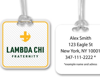 Lambda Chi Alpha Aluminium Taschenanhänger