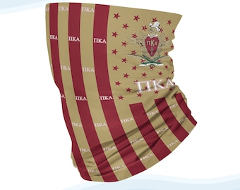Pi Kappa Alpha Licensed UV Protection Neck Gaiter, Face mask, Headband, Scarf