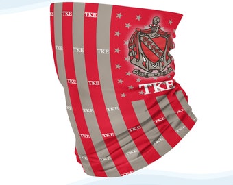 Tau Kappa Epsilon Licensed UV Protection Neck Gaiter, Face mask, Headband, Scarf