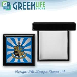 Phi Kappa Sigma Wooden Keepsake Box