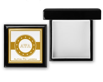 Alpha Psi Lambda Wooden Keepsake Box