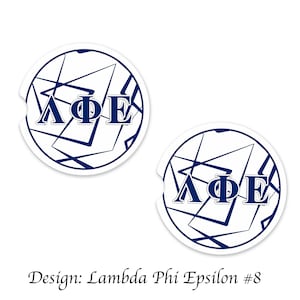Lambda Phi Epsilon Car Cup Holder Coasters Sandstone (Set of 2)