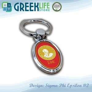 Sigma Phi Epsilon Ring Stand Phone Holder (Oval)