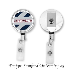 Samford University Retractable ID Badge Reel Holder