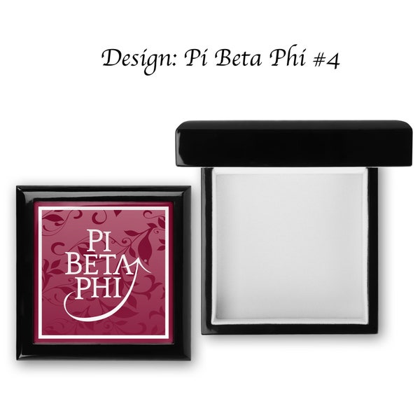 Pi Beta Phi Wooden Keepsake Box