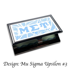 Mu Sigma Usilon Visitenkartenhalter