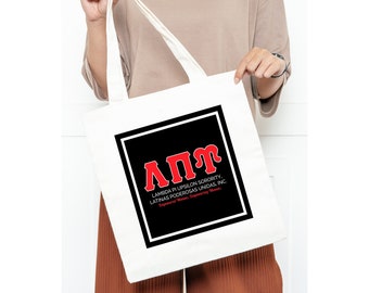 Lambda Pi Upsilon Canvas Einkaufstasche