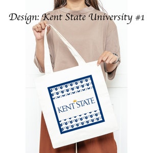 Kent State University Canvas Tote Bag