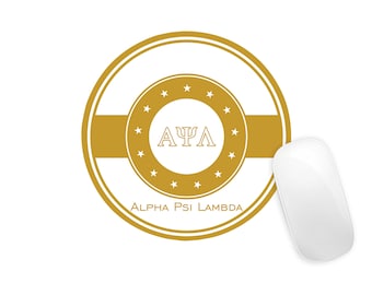 Tapis de souris Alpha psi Lambda rond