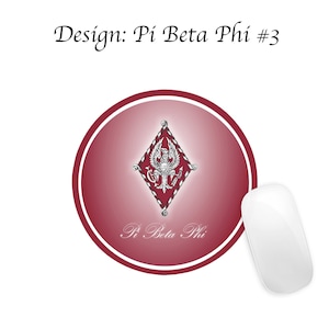 Pi Beta Phi Mousepad Round