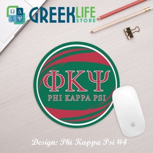 Phi Kappa Psi Mousepad Round