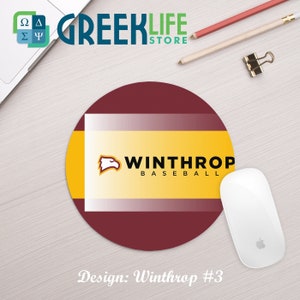 Mousepad Round de la Universidad de Winthrop