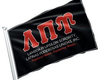 Lambda Pi Upsilon Sorority officieel gelicentieerde vlagbanner