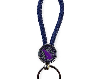 Sigma Lambda Gamma Key Chain Round