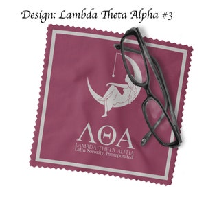 Lambda Theta Alpha Eyeglass Cleaner & Microfiber Cleaning Cloth