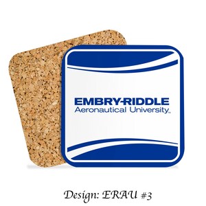 Embry-Riddle Aeronautical University Beverage Coasters Square (Set of 4)