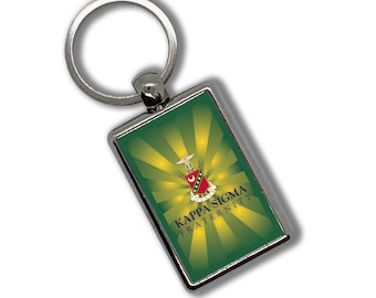 Kappa Sigma Key Chain Metallic