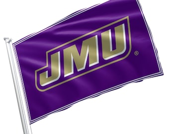 Offiziell lizenziertes Flaggenbanner der James Madison University