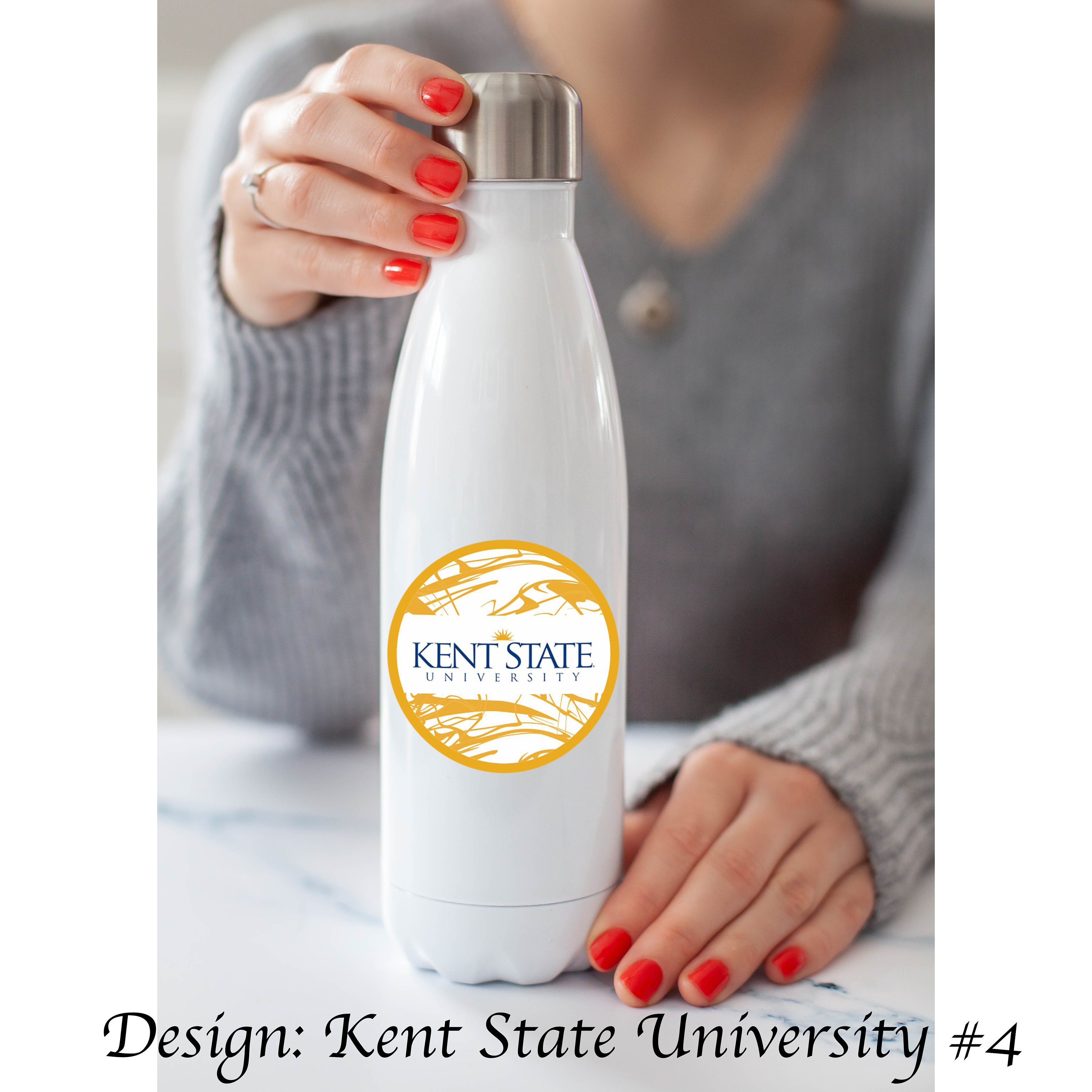 Kent State University Stainless Steel Thermos Water Bottle 17 OZ