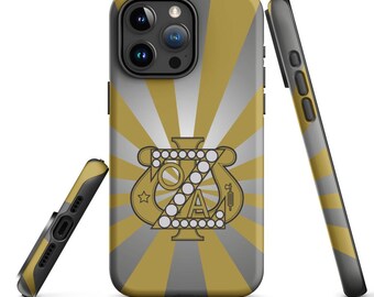 Zeta Psi Fraternity iPhone Case, Official Licensed Greek Matte Protective Phone Cover, Gift for Brother