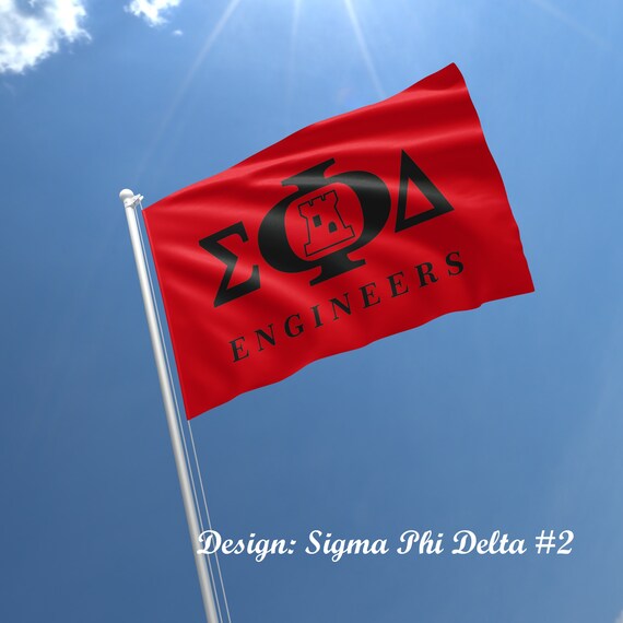 Offizielle Phi Beta Sigma Flagge – 3x5 Fuß, Nylon – Bruderschafts-Flagge