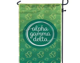 Alpha Gamma Delta Garden Flag Banner